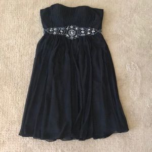 Black Strapless Dress